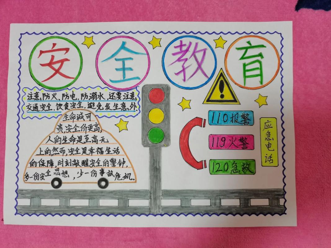 安全教育画报句子