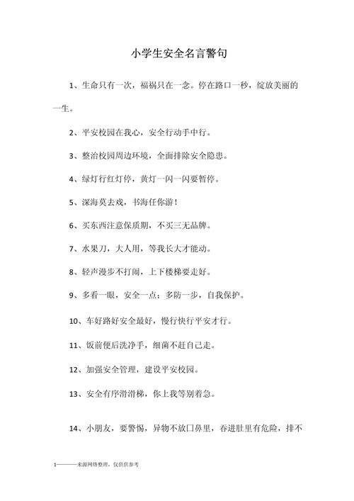 寒假安全教育名言