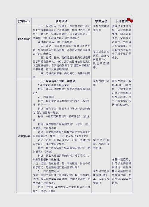 生命 植物口语，生命 植物口语交际教案