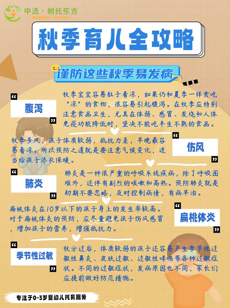 幼儿园幼儿秋季保健常识
