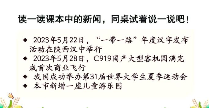 news口语话题，口语新闻