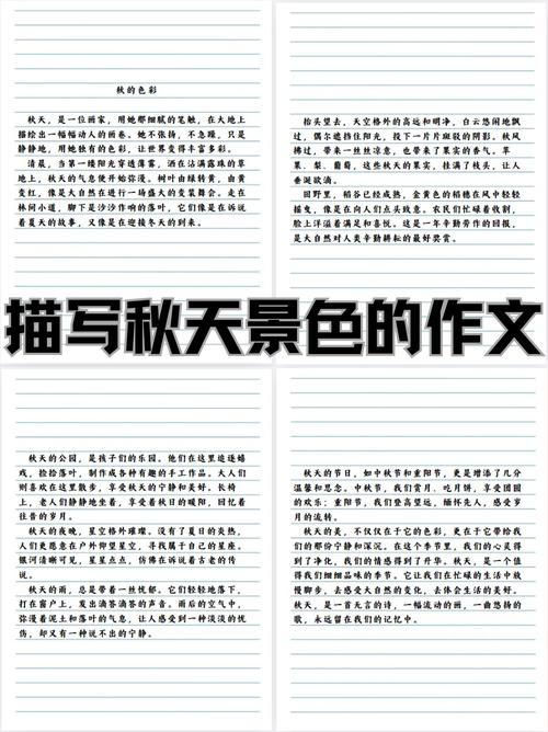 西安的秋天作文800，西安的秋天作文800字