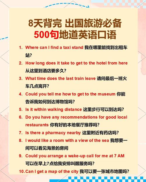 国外旅游常用英语口语