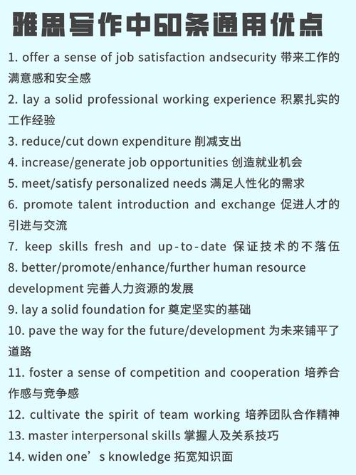 雅思作文的利弊