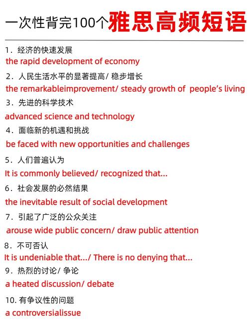 雅思作文背短语，雅思作文背短语的软件