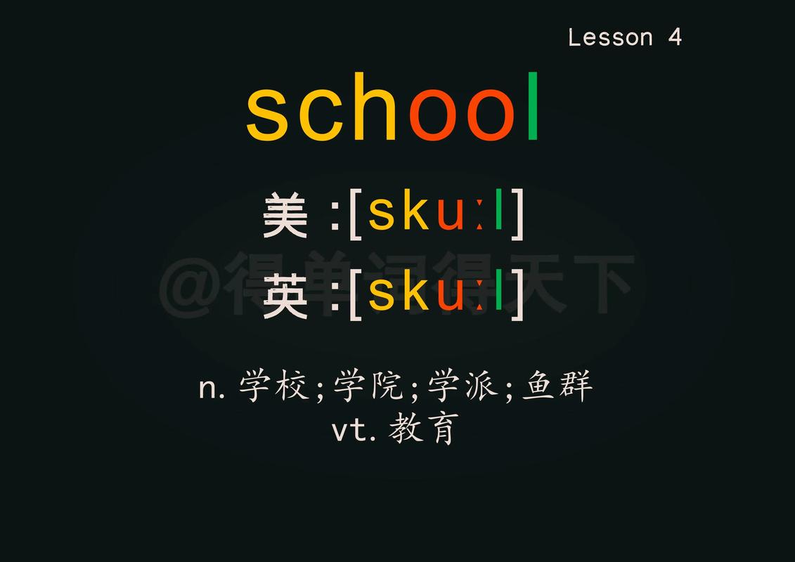 口语话题school