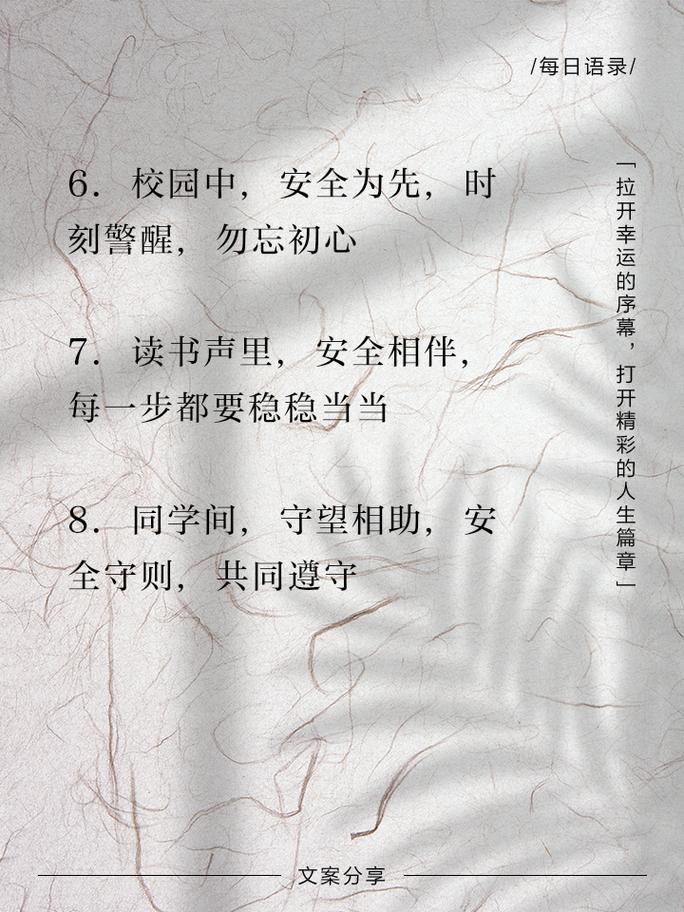 校园安全教育语