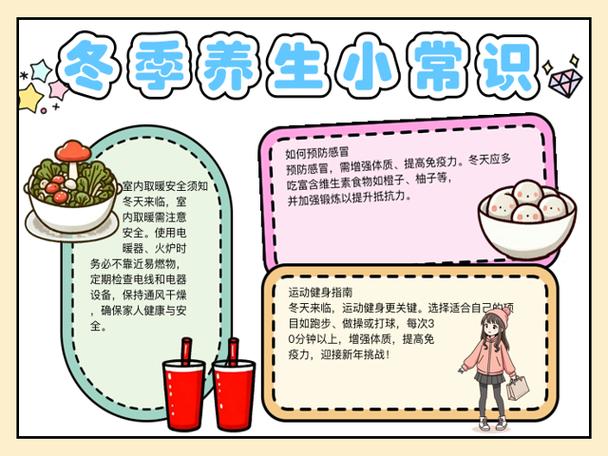 冬季健康小常识手抄报