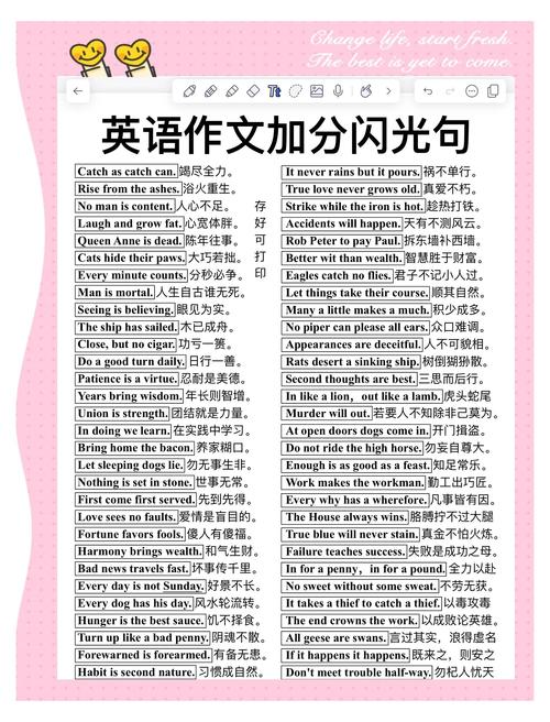 英语万能句作文，万能英语作文万能句子