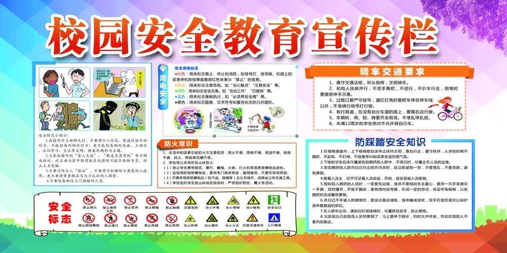 小学安全教育栏