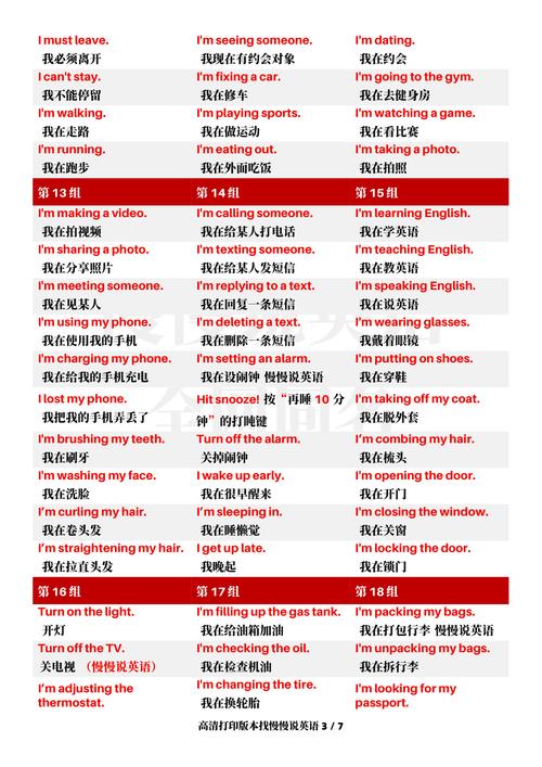 摄影 英语口语，摄影英语口语表达