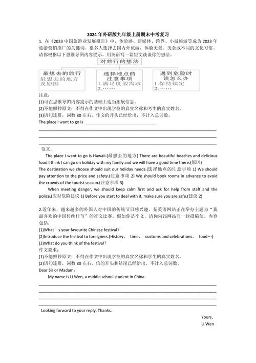 中考英语作文叙述类，中考英语作文叙述类题目