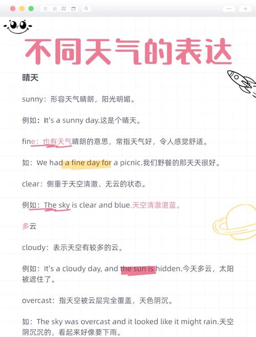 英语常用口语关于天气，英语常用口语关于天气的句子