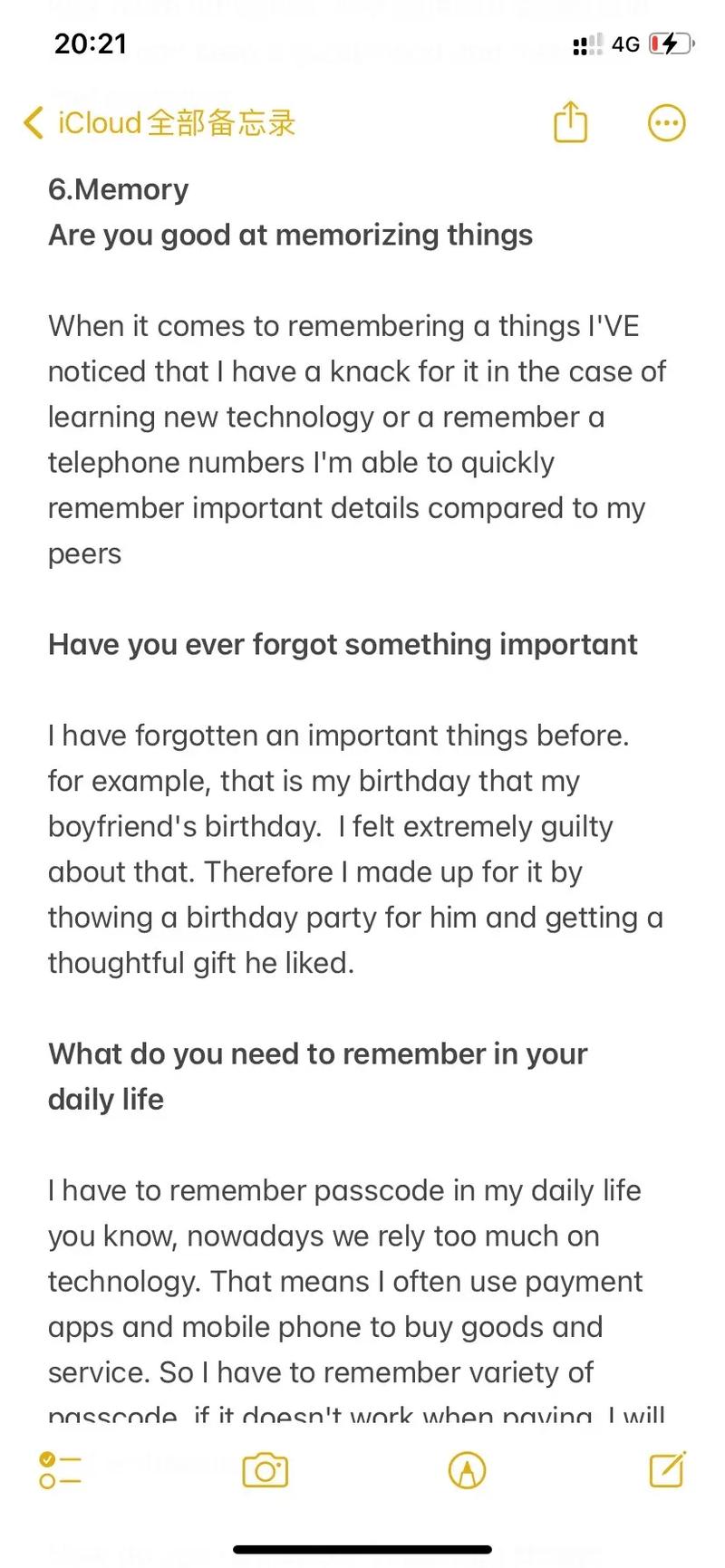 雅思口语change clothes，雅思口语changes