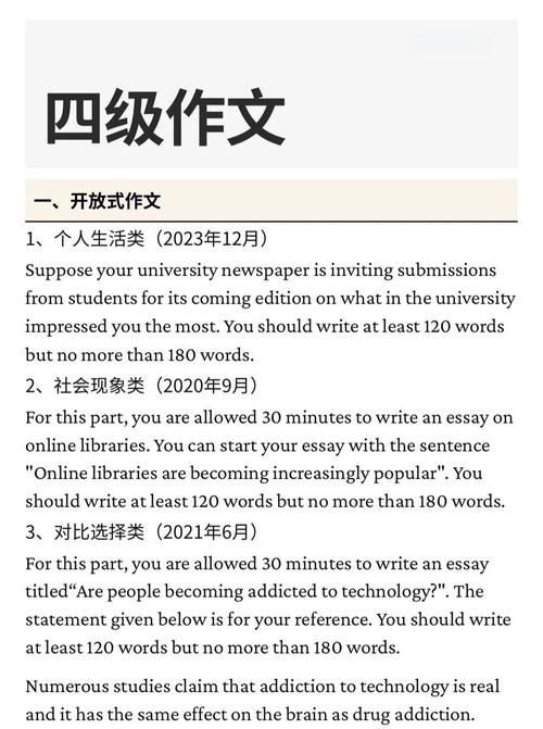 四六级作文题目，四六级作文题目来自哪