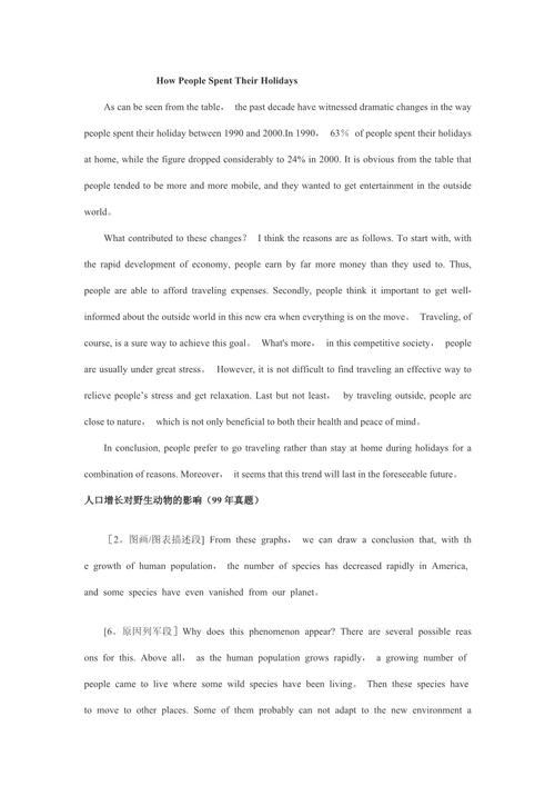 图表作文真题汇编，图表作文真题汇编下载