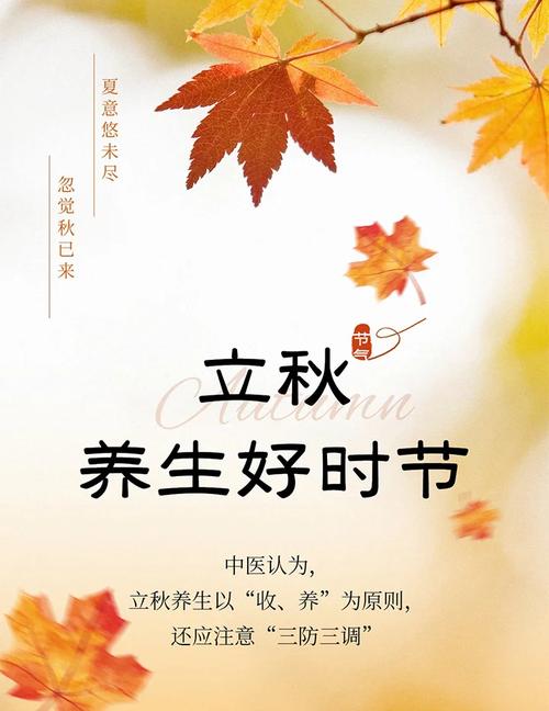 立秋养生小常识课件