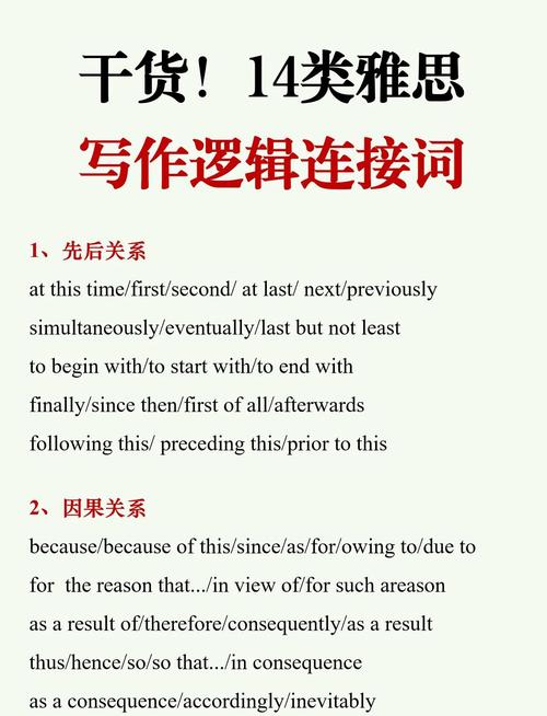 雅思作文常用，雅思作文常用连接词