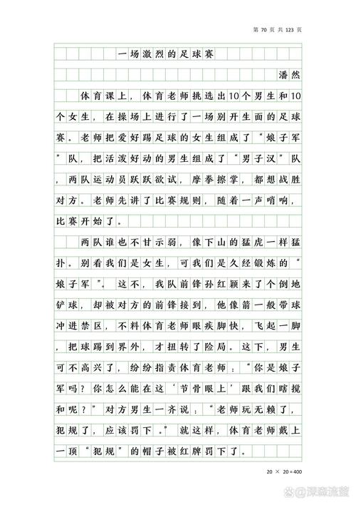 关于体育赛事作文，关于体育赛事作文600字