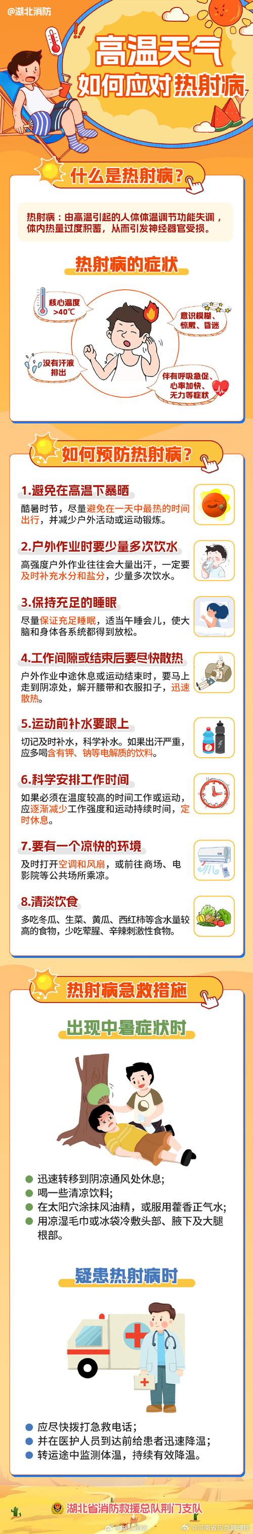 夏天气温热小常识