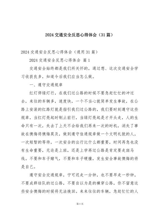 乘车安全教育反思