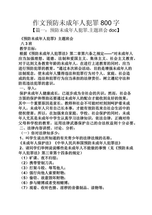 防止犯罪类作文，防止犯罪类作文800字