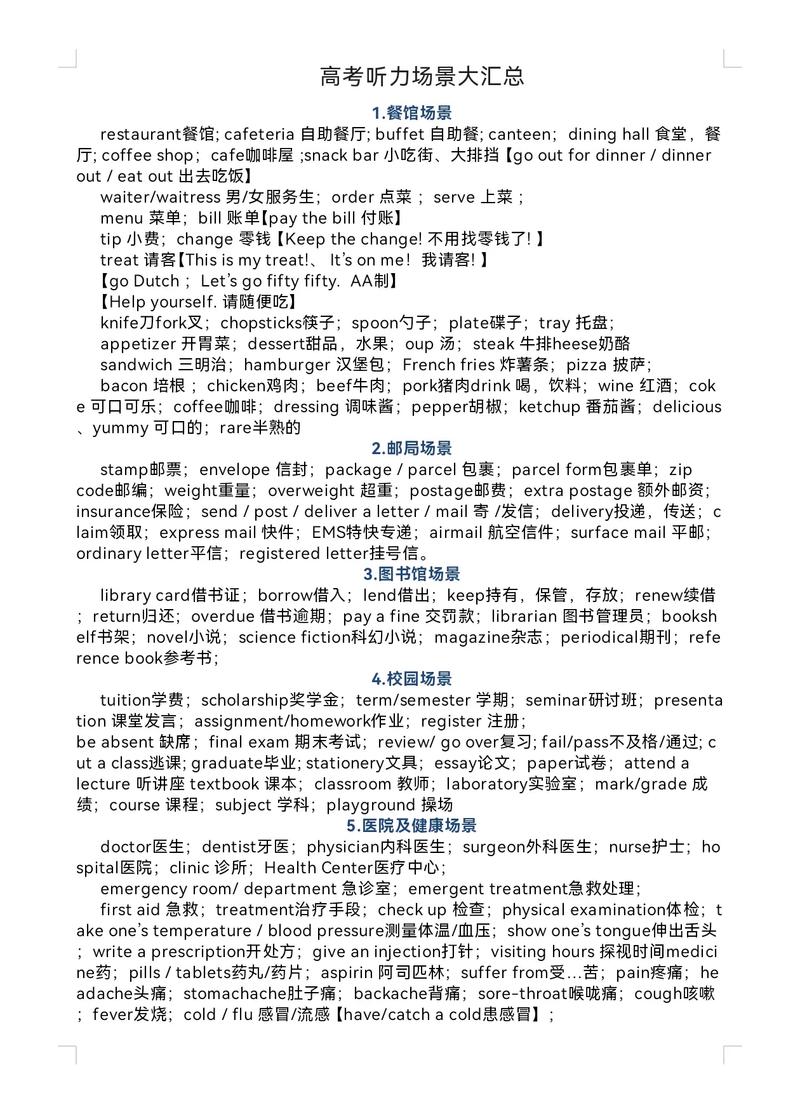 日常英语口语在线听力