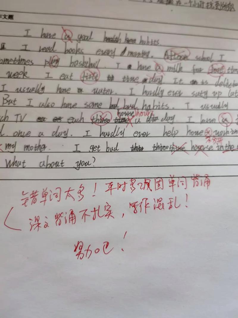 修改英语作文的例子，修改英语作文的例子有哪些