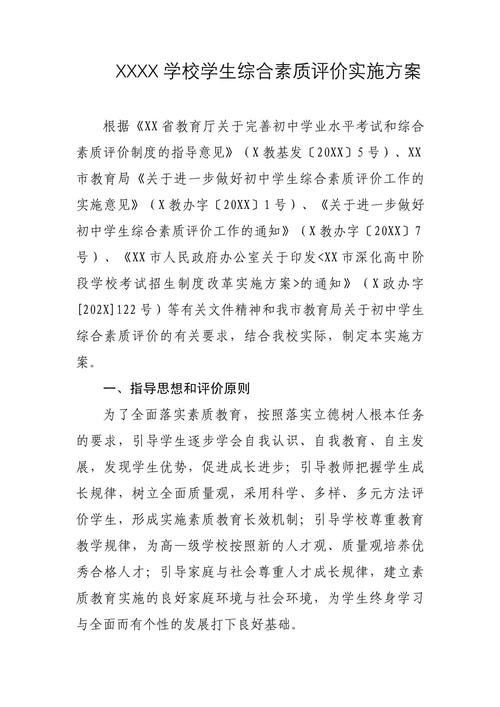 教育部关于综合素质政策