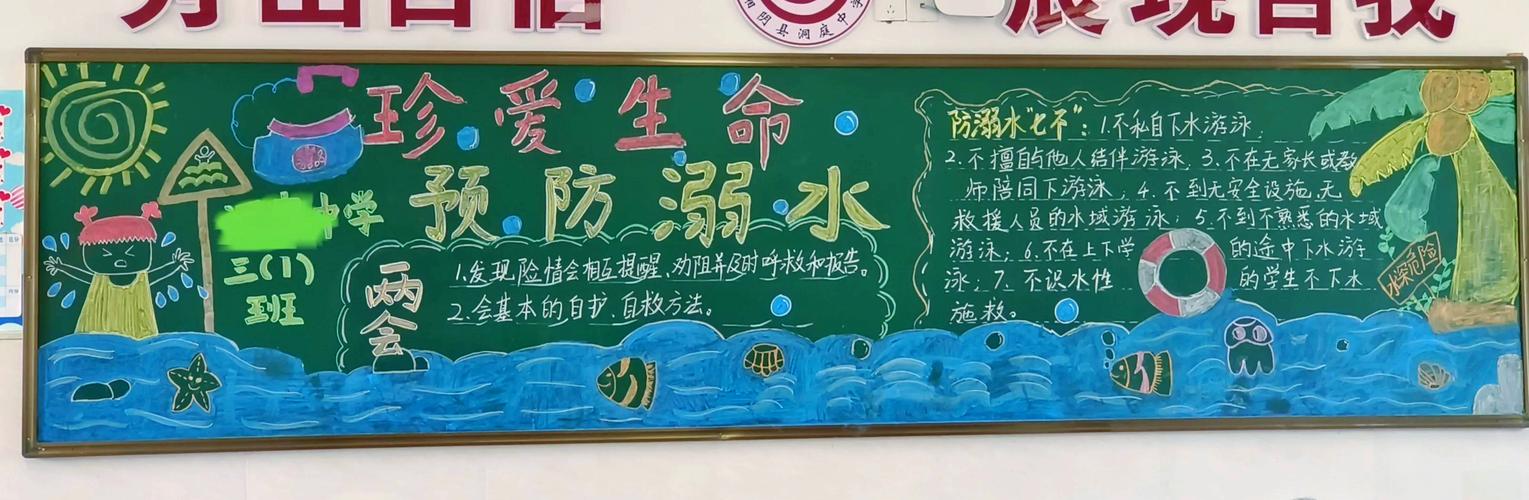 学生防水常识黑板报