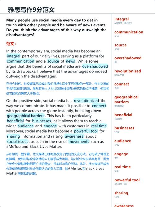 雅思作文利与弊