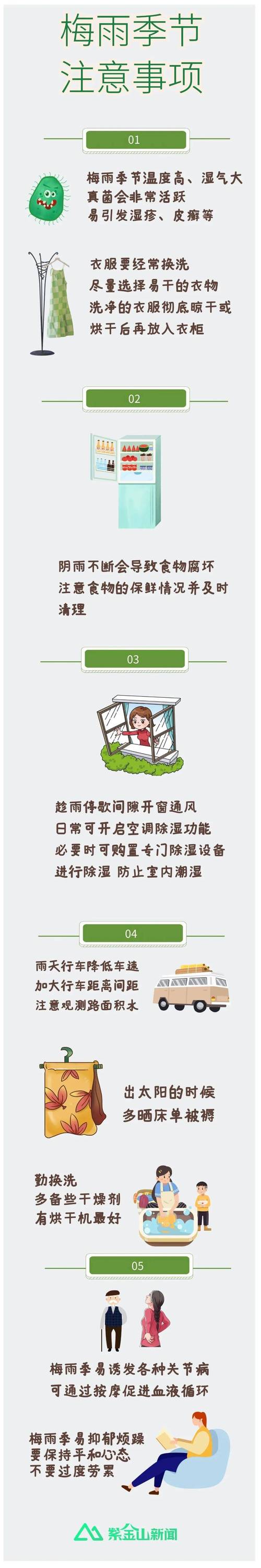 秋季梅雨天气小常识