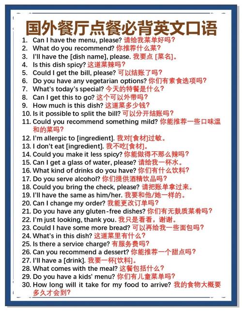 特殊的一餐 雅思口语