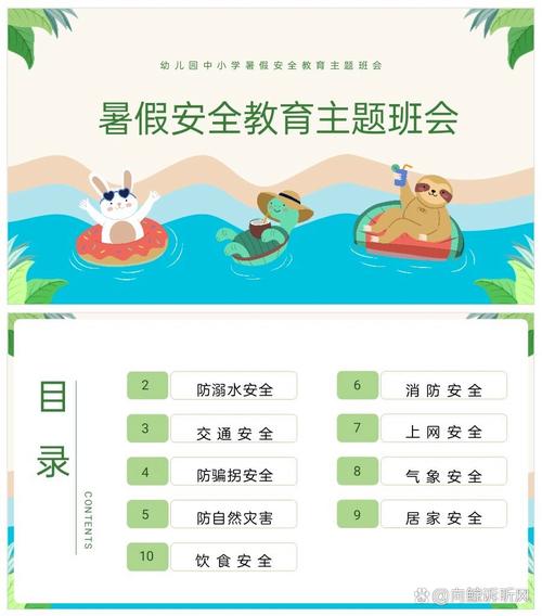 中班安全教育月