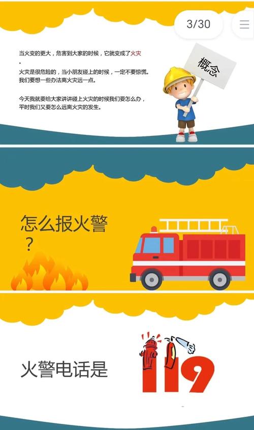 安全教育防火灾