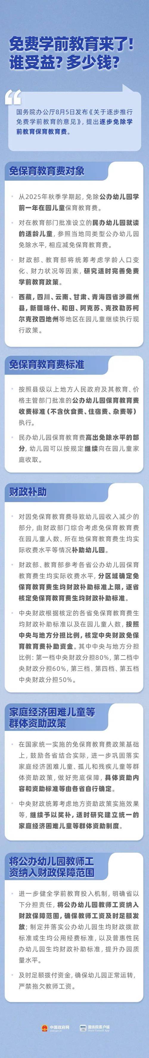 学前教育的政策有哪些