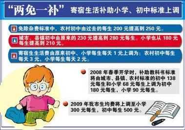 深圳教育两免一补政策