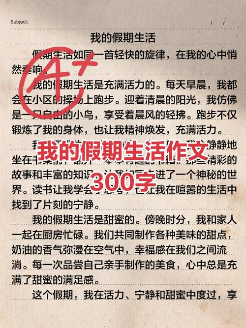 假期综合症作文