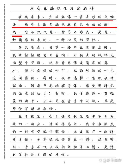 音乐的意义作文