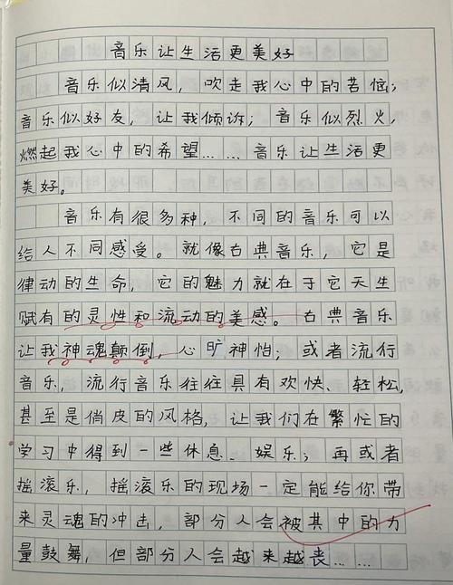 音乐重要性作文