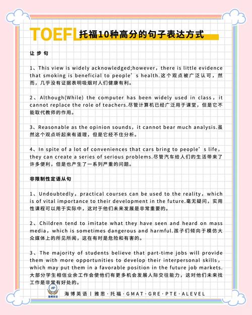 托福作文的例子