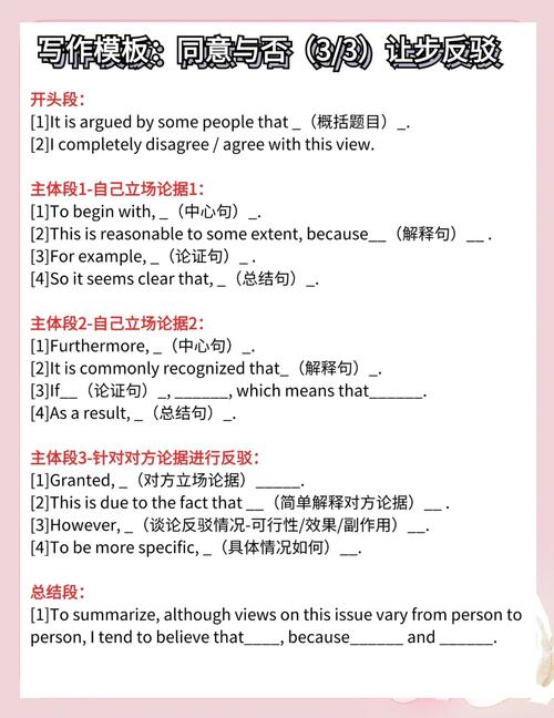 同意与否类雅思作文，同意与否型英语作文