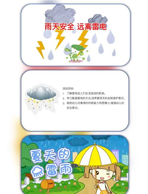 中班雷电安全教育
