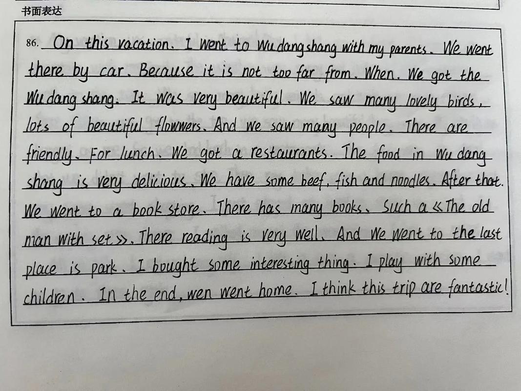 警察的英语作文