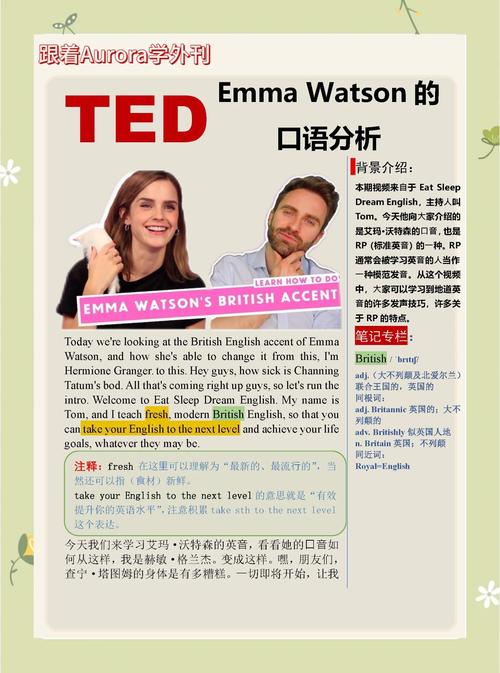 艾玛沃特森的口语