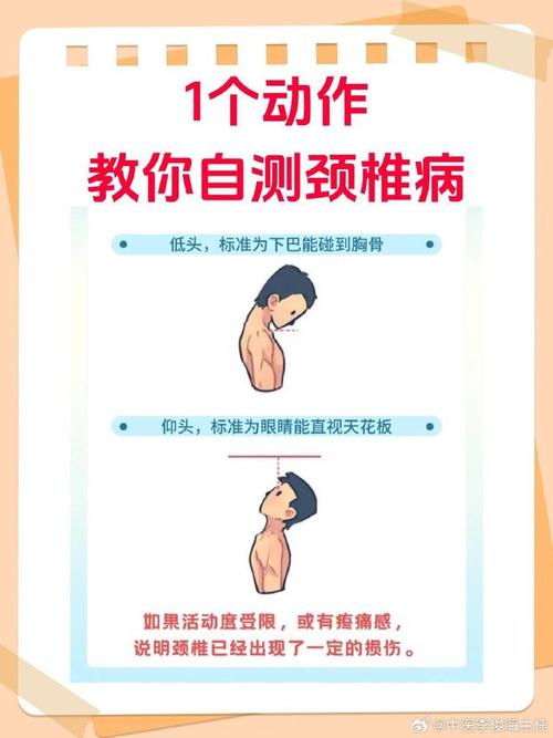 颈椎病自测小常识
