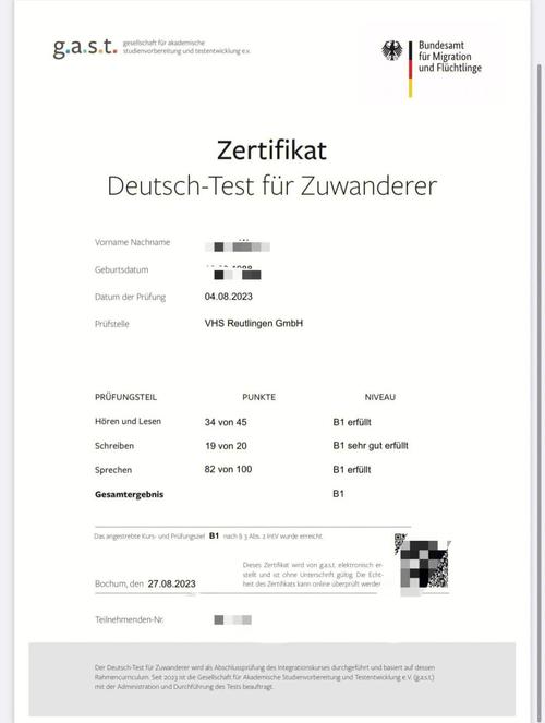 德语 b1 口语，德语b1口语和写作模板