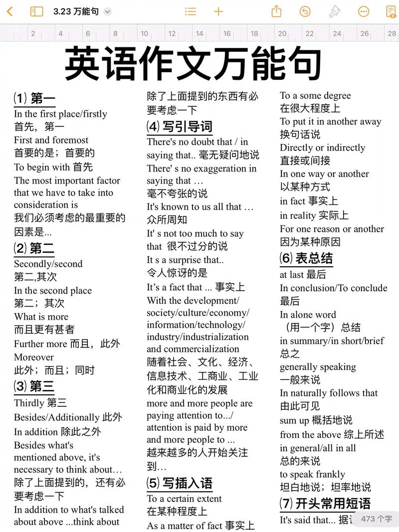 口语开头句，口语开头语