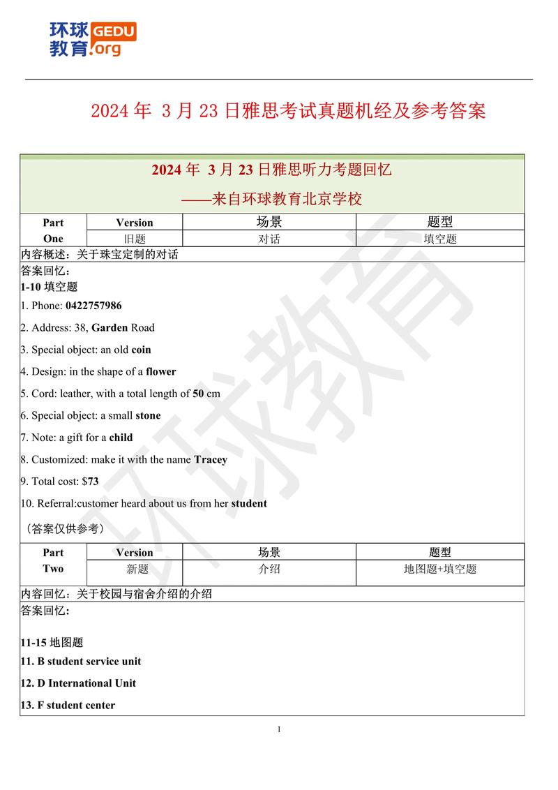 雅思口语北京，雅思口语北京考点