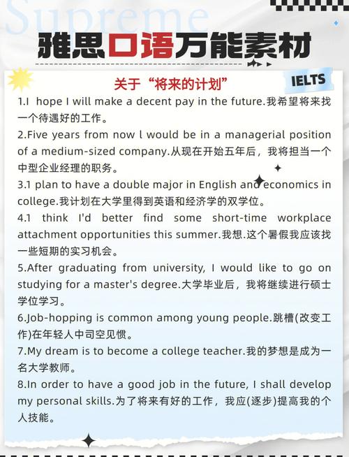 雅思口语优质服务，雅思口语优质服务素材